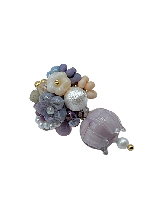 Lily of the Valley Beaded Earrings