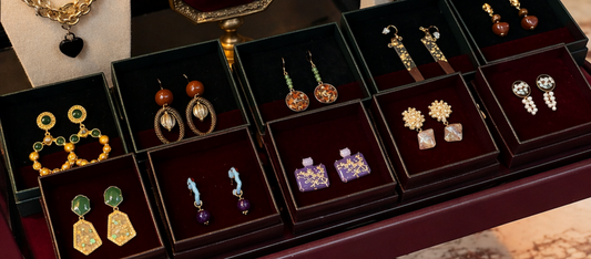Chamira pieces displayed at 528hz Vintage Love in Milan