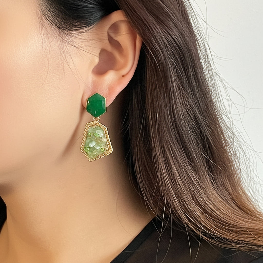 Verdant Prism Earrings